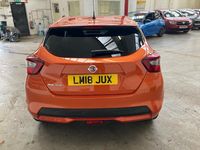 Used Nissan Micra N-Connecta 90 HP (66 kW) 2018 Orange Hatchback