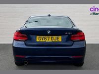 Used BMW 218 Performance 134 HP (98 kW) 2017 Blue Coupe