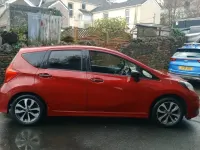 Used Nissan Note N-TEC 80 HP (58 kW) 2015 Red MPV
