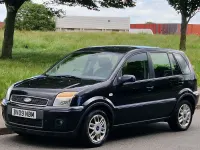 Used Ford Fusion Zetec 80 HP (58 kW) 2009 Black Hatchback