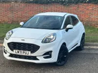 Begagnad Ford Puma ST-Line 2021 Vit Halvkombi