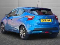 Used Nissan Micra Acenta 100 HP (73 kW) 2019 Power blue Hatchback