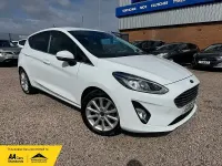 Usado Ford Fiesta Titanium 100 HP (73 kW) 2018 Branco Citadino