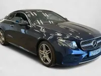 Used Mercedes E220 AMG line 194 HP (142 kW) 2019 Blue Coupe
