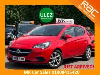 Used Vauxhall Corsa Sport 90 HP (66 kW) 2018 Red Hatchback