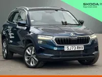 Gebraucht Skoda Karoq SE L 150 PS (110 kW) 2023 Blau SUV