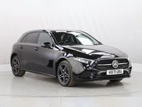 Used Mercedes A250 AMG line 218 HP (160 kW) 2021 Black Hatchback
