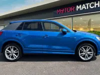 Used Audi Q2 S-Line 190 HP (139 kW) 2018 Blue SUV