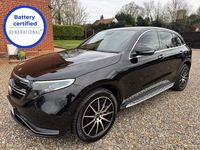 Used Mercedes EQC400 AMG line 300 kW (408 HP) 2021 Black SUV