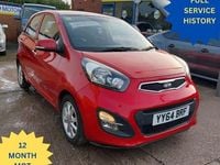 Used Kia Picanto 68 HP (50 kW) 2014 Red Hatchback