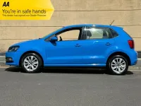 Used VW Polo SE 60 HP (44 kW) 2015 Blue Hatchback