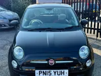 Used Fiat 500 Pop 69 HP (50 kW) 2015 Black Hatchback