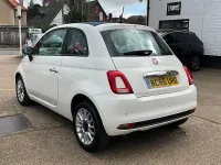 Used Fiat 500 Pop Star 69 HP (50 kW) 2017 White Hatchback