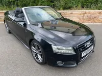 Usado Audi A5 Cabriolet S-Line 240 HP (176 kW) 2009 Preto Cabrios