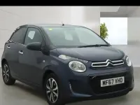 Used Citroën C1 Flair 82 HP (60 kW) 2017 Blue Hatchback