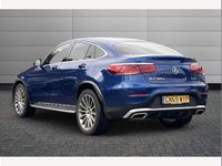 Used Mercedes GLC300 AMG Line Premium 245 HP (180 kW) 2019 Blue Coupe