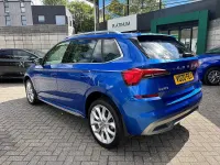Used Skoda Kamiq SE L 110 HP (80 kW) 2020 Race blue metallic SUV