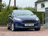 Used Ford Fiesta Zetec 82 HP (60 kW) 2016 Blue Hatchback