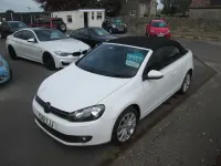 Used VW Golf Cabriolet SE 105 HP (77 kW) 2011 White Cabriolet