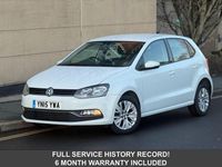 Used VW Polo SE 60 HP (44 kW) 2015 White Hatchback