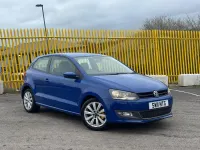 Used VW Polo SEL 105 HP (77 kW) 2011 Blue Hatchback