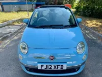 Used Fiat 500C Lounge 2012 Blue Cabriolet