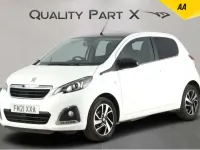 Begagnad Peugeot 108 Allure 72 HK (52 kW) 2021 Vit Halvkombi