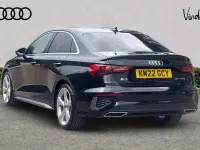 Used Audi A3 S-Line 147 HP (108 kW) 2022 Black Sedan