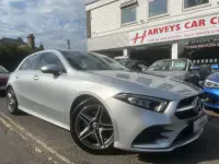 Used Mercedes A250 AMG line 224 HP (164 kW) 2018 Silver Hatchback