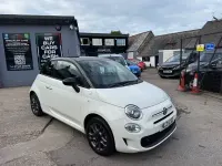 Used Fiat 500 2021 White black Hatchback