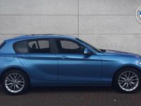 Used BMW 118 Sport Line 134 HP (98 kW) 2017 Blue Hatchback