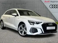 Used Audi A3 S-Line 147 HP (108 kW) 2023 White Sedan