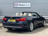 Used BMW 420 Luxury Line 184 HP (135 kW) 2015 Blue Cabriolet