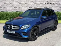 Used Mercedes GLC250 AMG Line Premium 204 HP (150 kW) 2018 Blue SUV