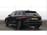 Used Audi A3 S-Line 110 HP (80 kW) 2023 Black Sedan
