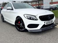 Used Mercedes C220 AMG line 170 HP (125 kW) 2016 White Sedan