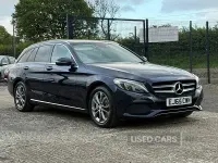 Used Mercedes C220 Premium 170 HP (125 kW) 2015 Blue Estate