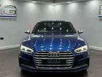 Used Audi A5 S-Line 190 HP (139 kW) 2017 Blue Coupe