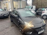 Used Vauxhall Corsa Edition 70 HP (51 kW) 2015 Black Hatchback