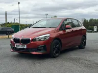 Used BMW 218 Active Tourer Sport Line 138 HP (101 kW) 2019 Orange MPV
