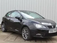 Begagnad Seat Ibiza I-Tech 2014 Svart Halvkombi