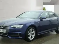 Used Audi A4 S-Line 150 HP (110 kW) 2018 Blue Sedan