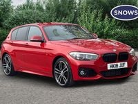 Used BMW 118 M Sport 136 HP (100 kW) 2018 Red Hatchback