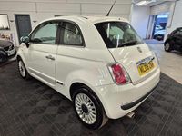 Used Fiat 500 Lounge 69 HP (50 kW) 2008 White Hatchback