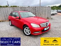 Used Mercedes C220 Executive 170 HP (125 kW) 2012 Red Estate