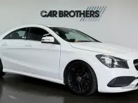 Used Mercedes CLA180 AMG line 122 HP (89 kW) 2019 White Coupe