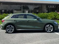 New Audi A3 S-Line 2025 Green Hatchback