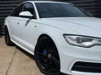 Used Audi A6 Black Edition 190 HP (139 kW) 2014 White Sedan
