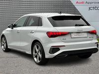 Used Audi A3 S-Line 147 HP (108 kW) 2020 White Hatchback