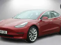 Used Tesla Model 3 Standard Range 239 kW (325 HP) 2019 Red Sedan